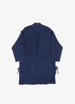 62. Hemp work coat - Ryukyu indigoHemp work clothes recalling the texture of antique okuso clothes. Okuso are the waste fibers from the production of asa (hemp) threads. Okuso were used in times when cotton was precious, especially in northern regions such as Tohoku.