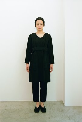 03. Silk smock dress and pants, Wool and linen taskiPrecious silk koromo collection.