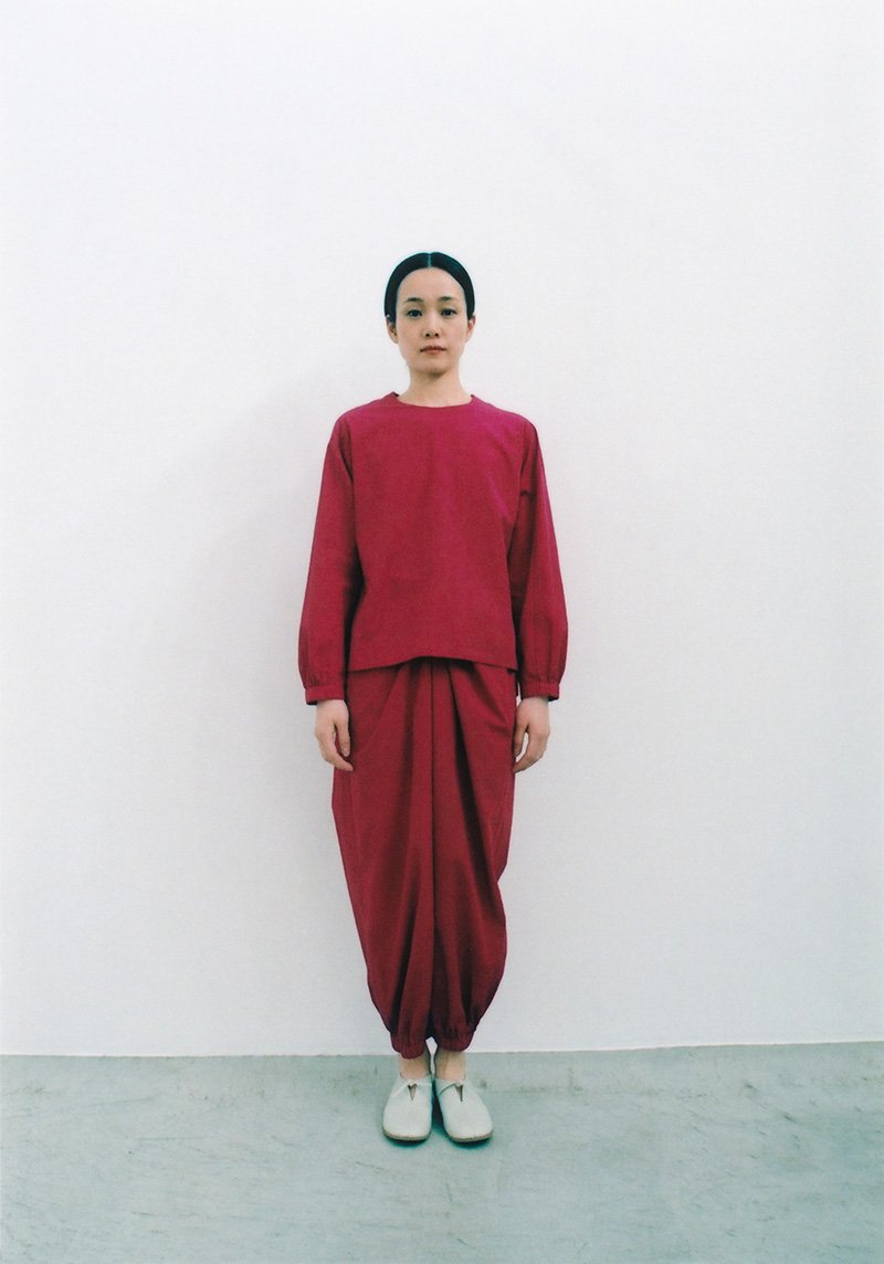 49.Silk cotton round sleeves pullover shirt, Silk cotton wrapped pants