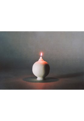 rinn to hitsuji “Uriel” 2019 Harbal candle - Basil, Frankincense 130×90×90 The Light of Archangel Uriel is messenger of wisdom and light, A candle like beautiful Hokora(small shrine).