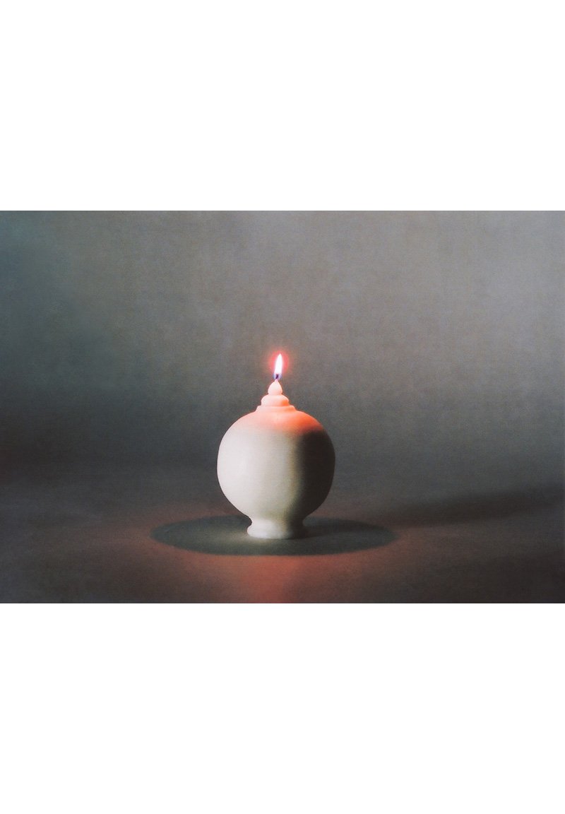 rinn to hitsuji “Uriel” 2019 Harbal candle - Basil, Frankincense 130×90×90 The Light of Archangel Uriel is messenger of wisdom and light, A candle like beautiful Hokora(small shrine).