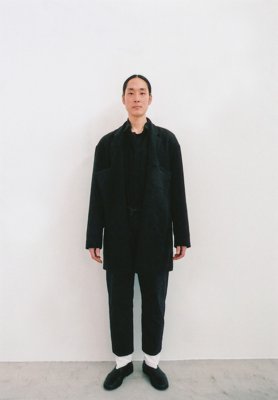 Ancient folk ramie linen wool scarf shirt and wrapped pants, Naturally tanned leather first fork shoes