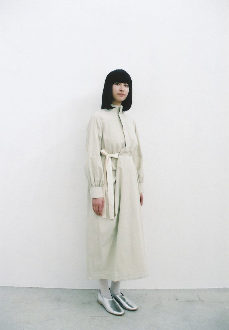 Beautiful Organic cotton jade pear colored ritual dress