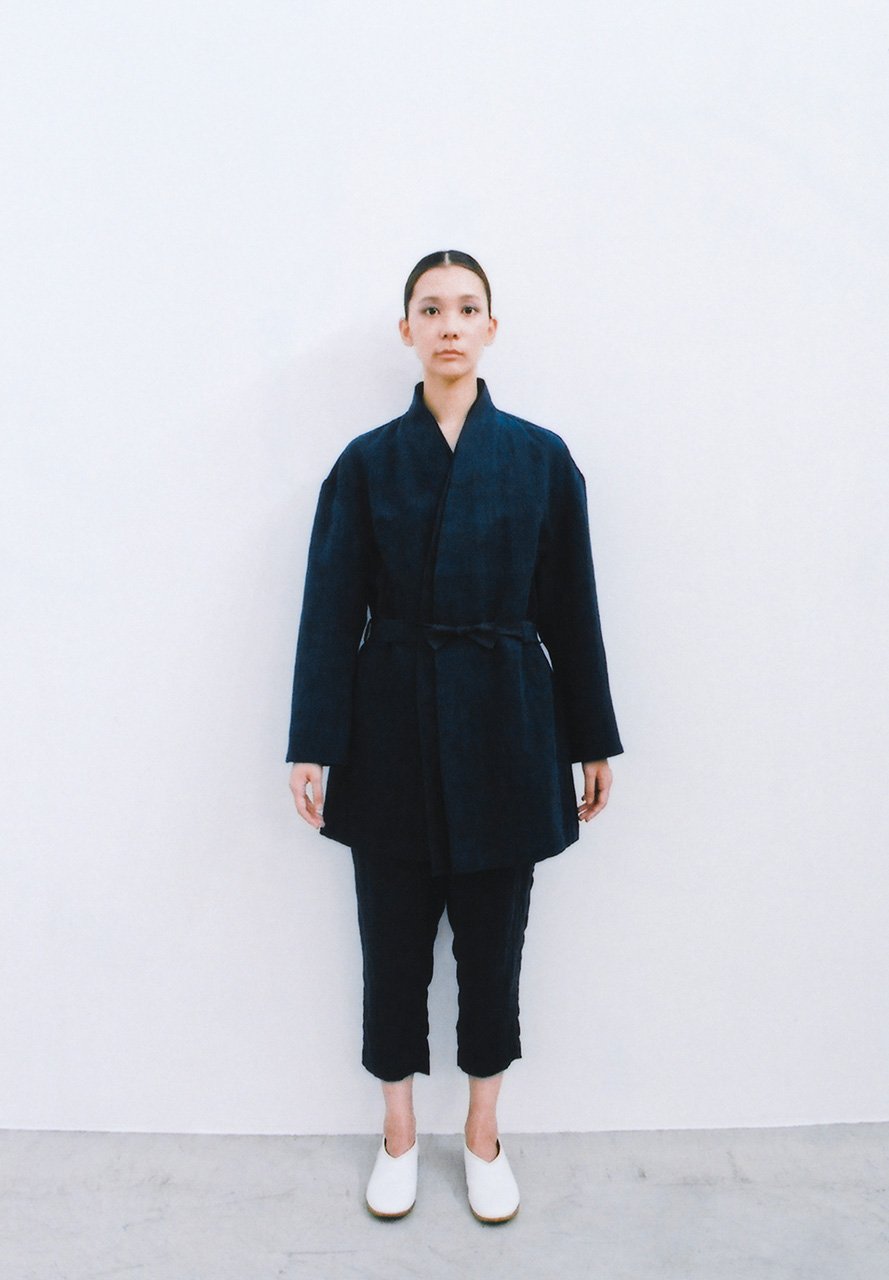 Beautiful Belgium linen Futaebaori jacket and pants