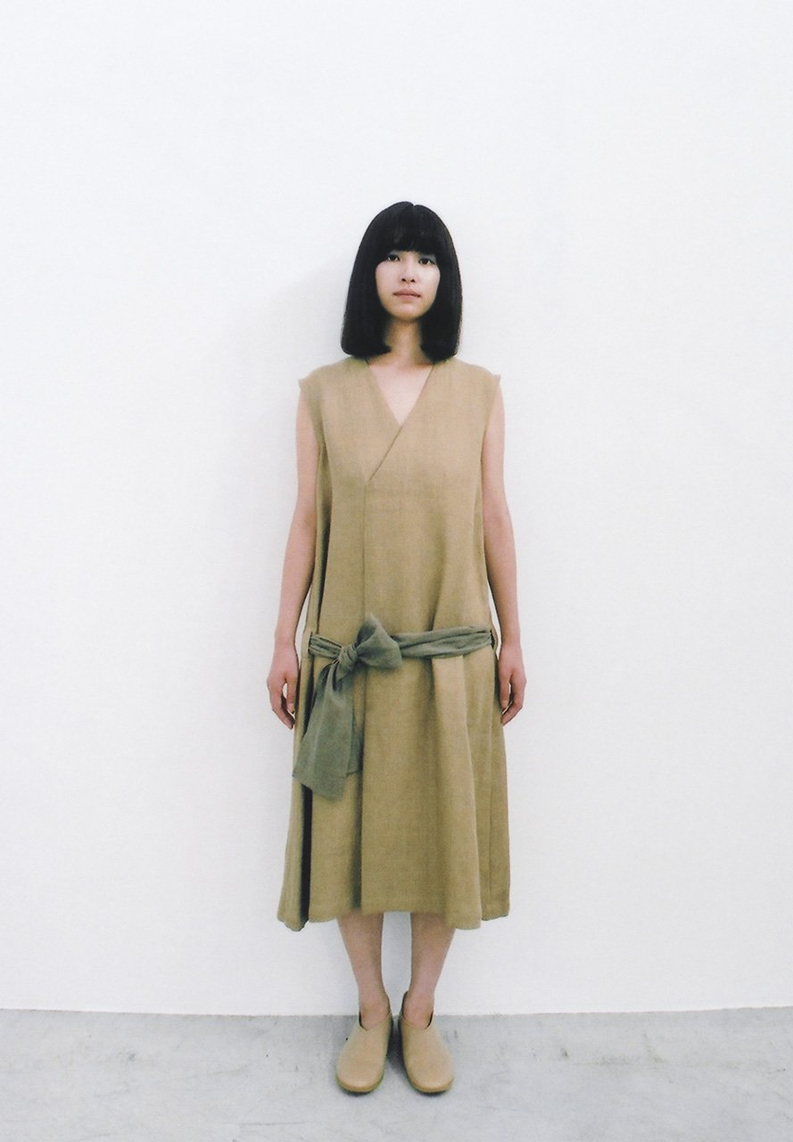 Tweed linen flapper dress