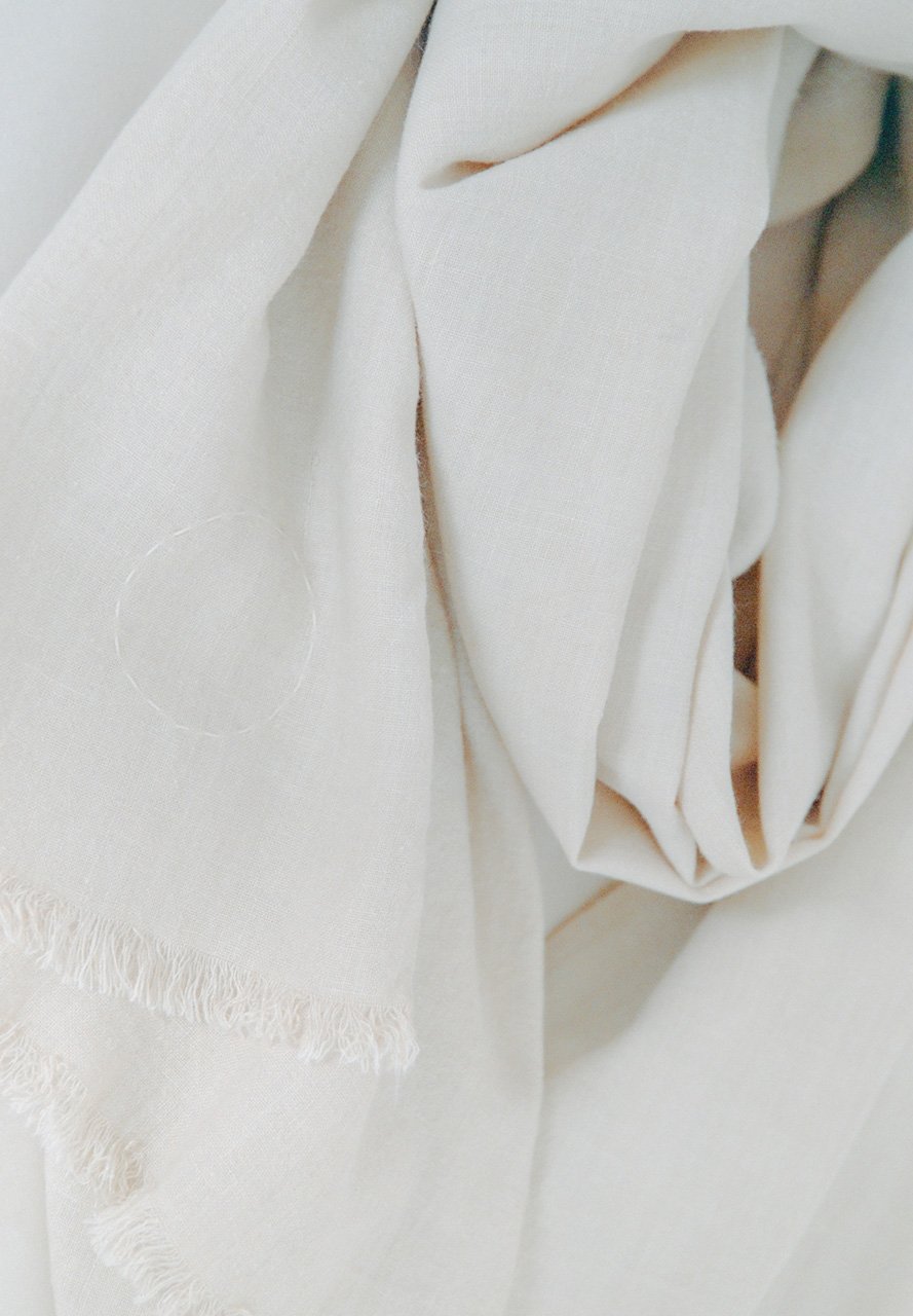 Hand woven Eri silk shawl from “Ryugu”
