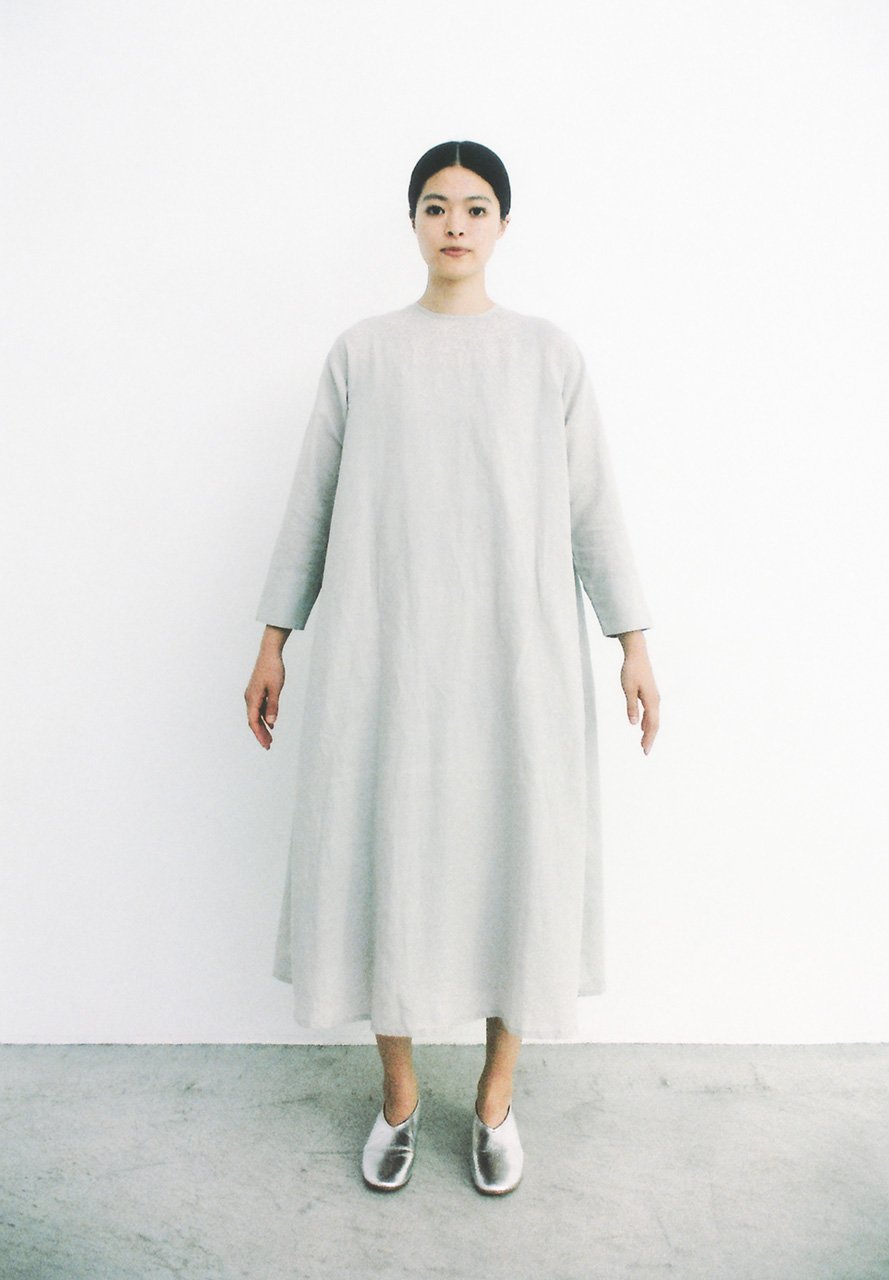 Light cotton ramie day dress