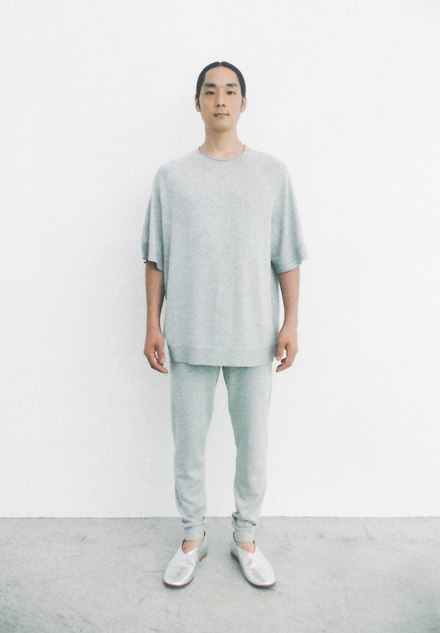 Tokoyo cotton knitted t-shirt and pants