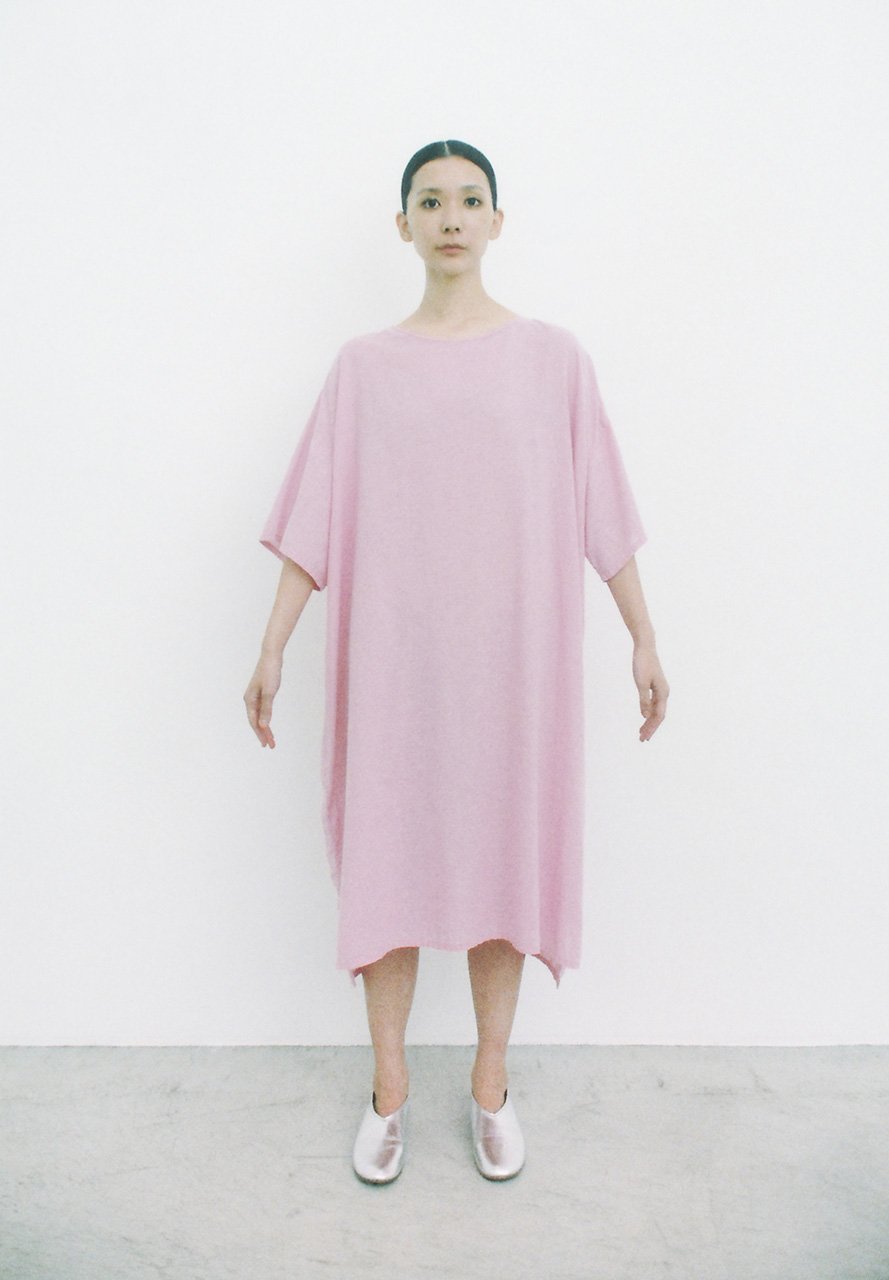 Hemp cotton lotus colored oversized t-shirt