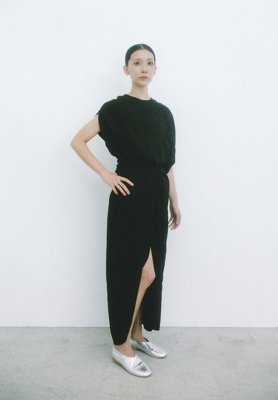 Organic cotton earth soil color by mud-dyed circle and wrapped skirt