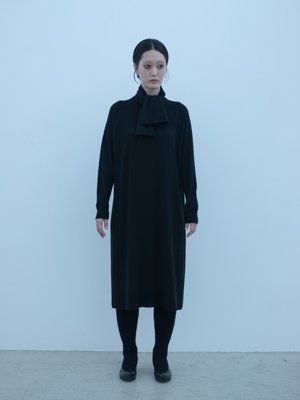 Cashmere Silk knit sweater dress